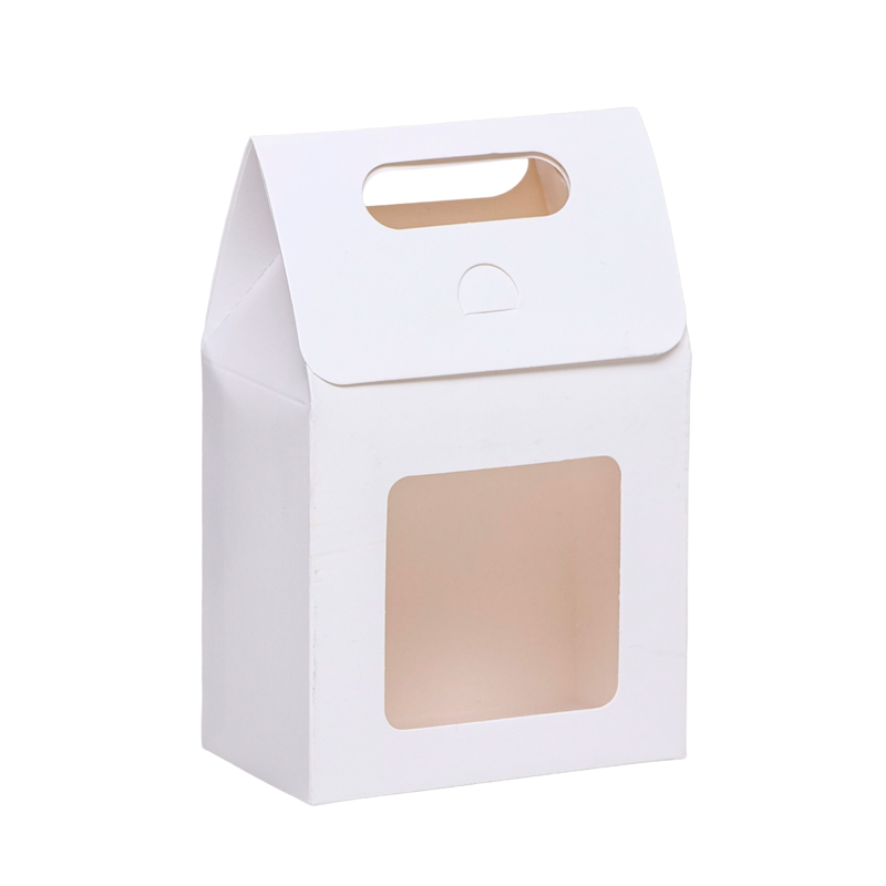 Коробка-пакет с окном Upak Land Белая 15*10*6 см 9898514 1 шт