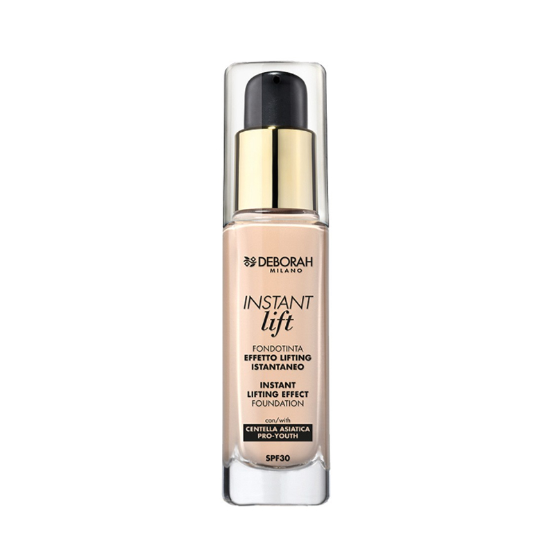 Тональная основа-лифтинг Deborah Milano Instant Lift Effect Foundation SPF30 т.00 Слоновая кость 30 мл