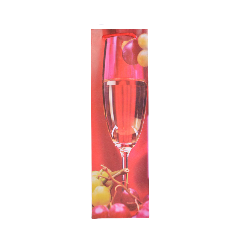 Пакет подарочный для бутылки Чудо Дом Микс 36*11*10 см 1 шт