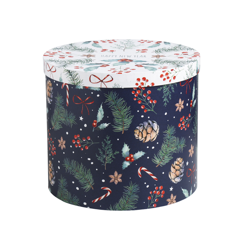 Круглая подарочная коробка Дарите Счастье Волшебства 19,5×22 см 4371621 1 шт