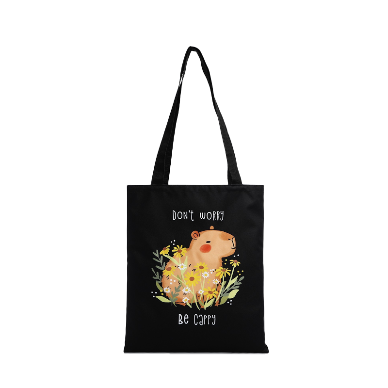 Сумка шопер NAZAMOK Be Cappy 35*0.5*40 см Черная 9933475 1 шт