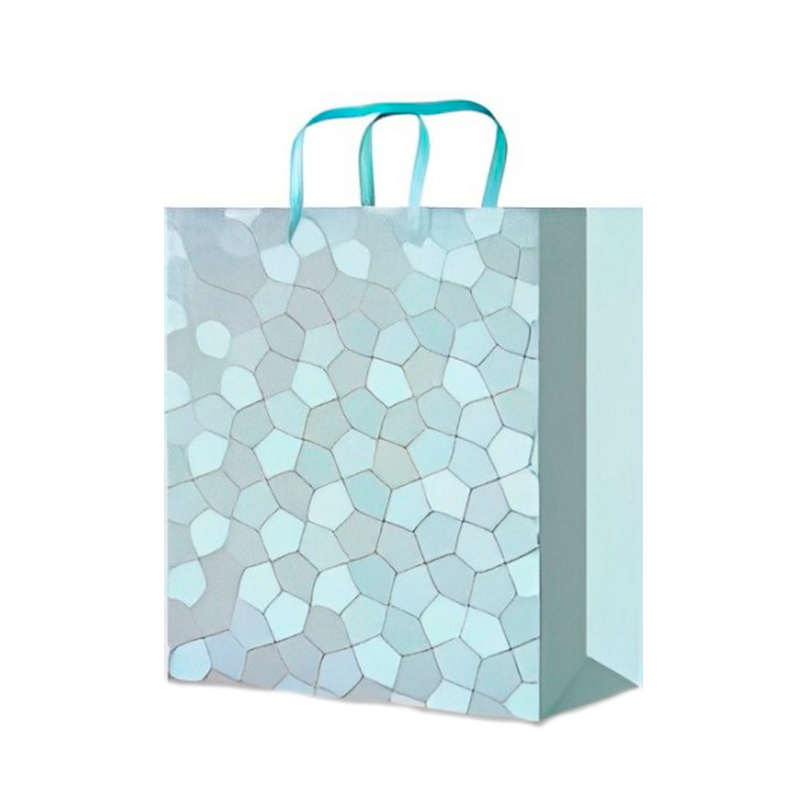 Подарочный пакет Миленд Изящный Голубой 18*23*8 см ППК-4378 1 шт