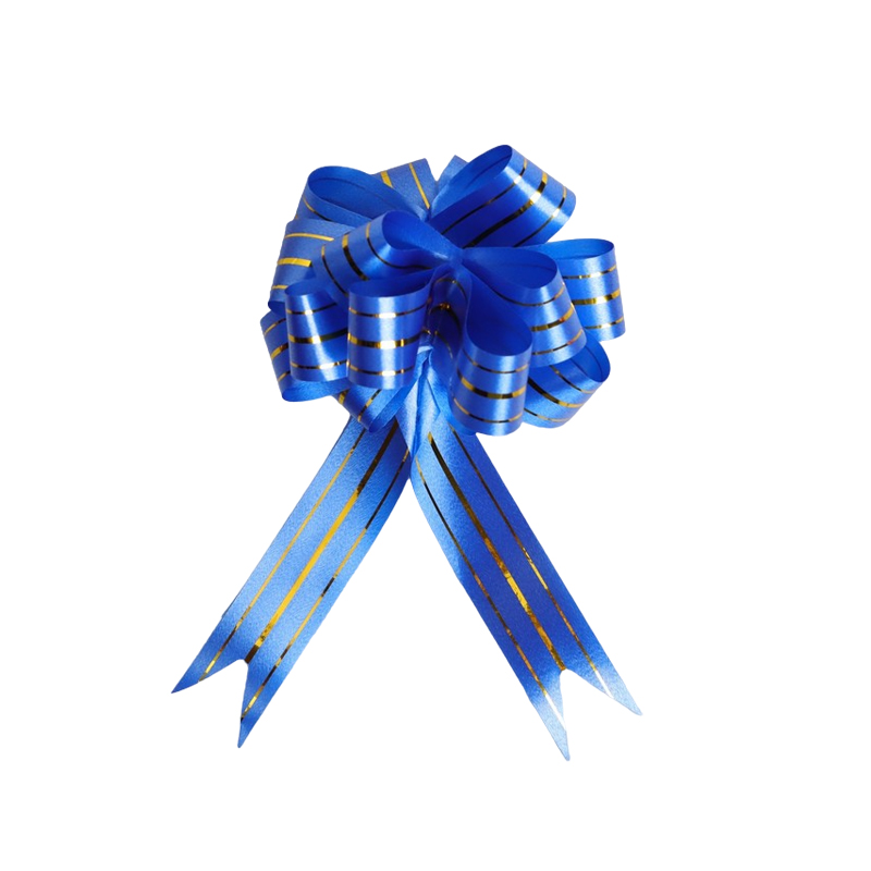 Бант-шар Accessories Три Золотых Полосы Синий №3 3558126 1 шт