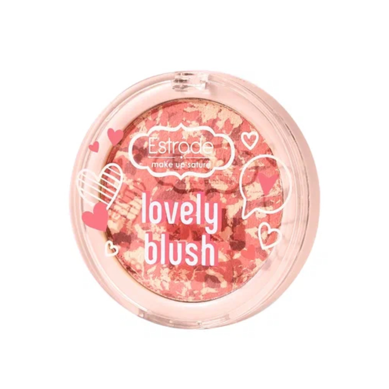 Румяна компактные Estrade Lovely Blush т.203 Насыщенный розовый 5 г