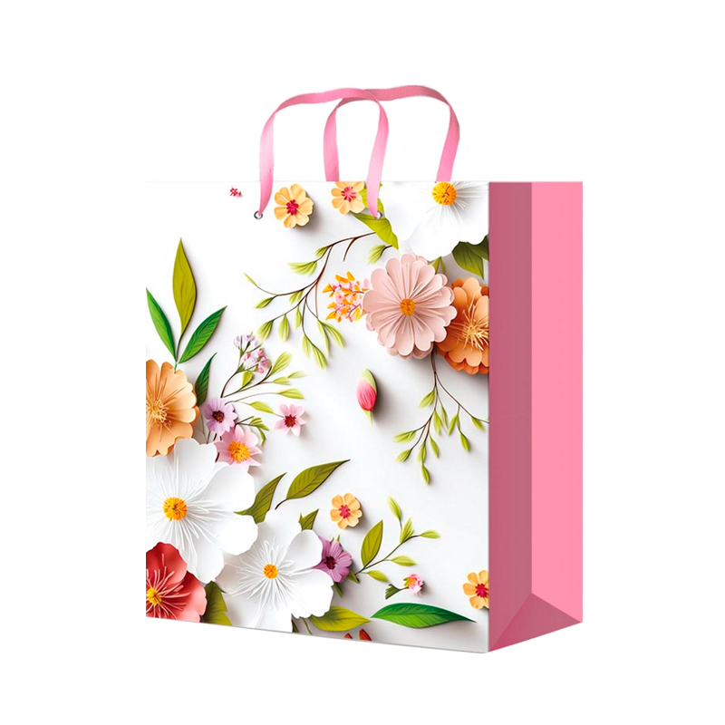 Подарочный пакет Миленд Весенние Цветы 18*23*8 см ППК-4342 1 шт