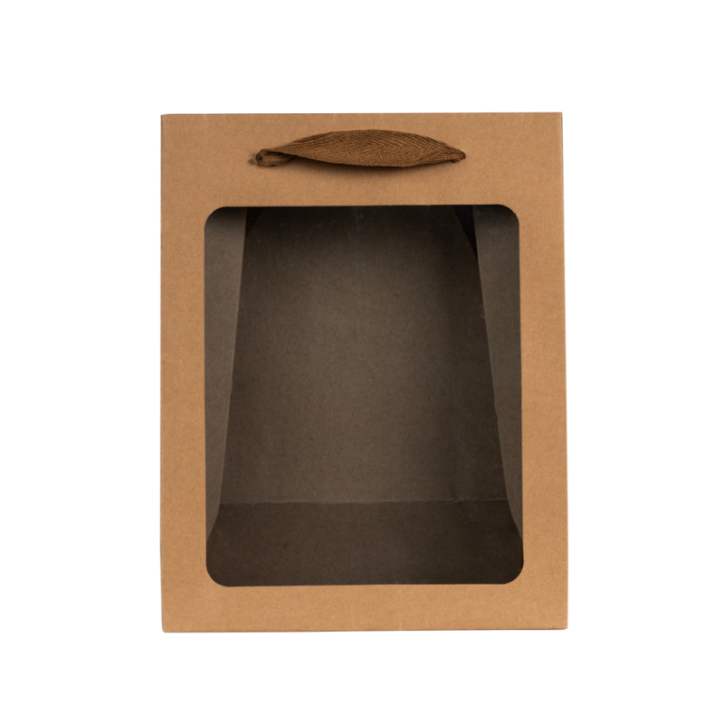 Пакет подарочный Home Collection Крафт Окно PLM33195 18*23*10 см 1 шт