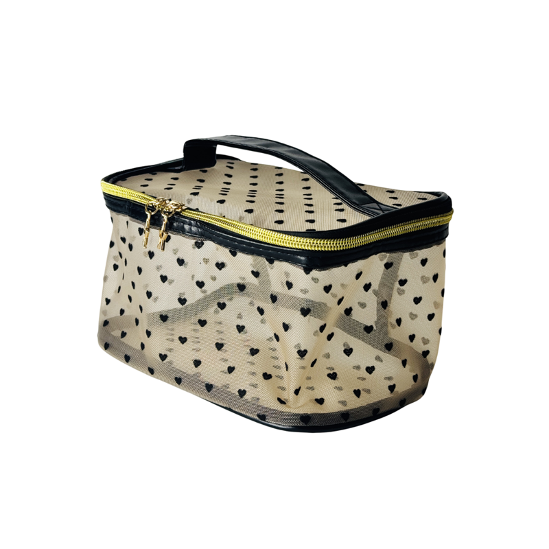 Косметичка Accessories Сундучок Сетка Сердечки DHZ3920-33 1 шт