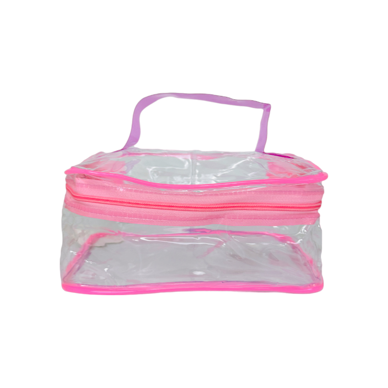 Косметичка Accessories Сундук Розовый Прозрачный PLM33011 13,5*19*8 см 1 шт