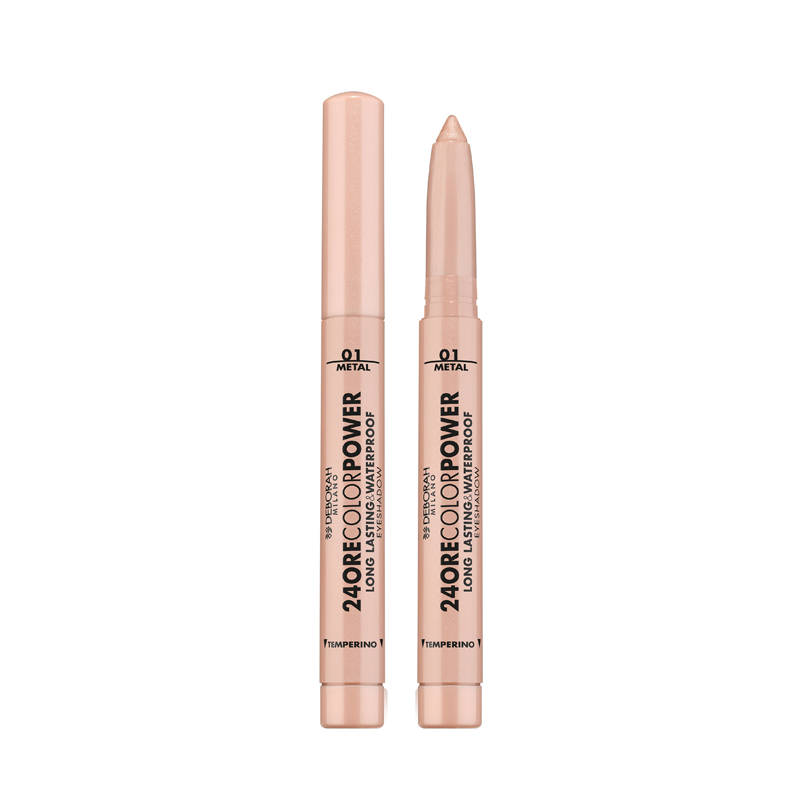Тени-карандаш стойкие Deborah Milano 24 Ore Color Power Eyeshadow т.01 Шампань 1,4 г