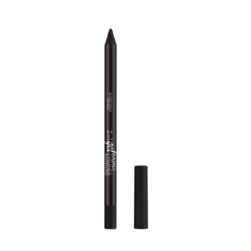 Карандаш для век гелевый Deborah Milano Gel Kajal & Eyeliner Pencil 2 in 1 т.01 Черный 1,4 г