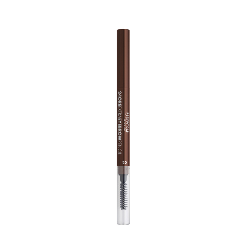 Карандаш-стайлер для бровей стойкий Deborah Milano 24 Ore Extra Eyebrow Pencil т.02 Средний 0,22 г