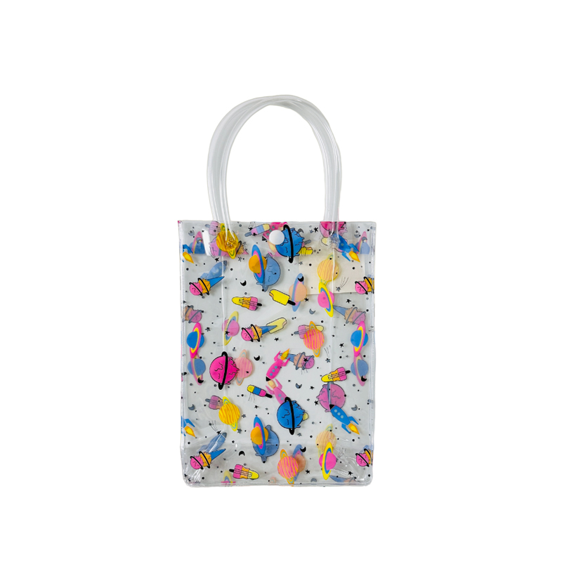 Пакет подарочный Accessories Сумочка Прозрачный Космос PLM33007 15*20*6 см 1 шт