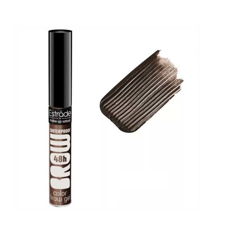 Гель для бровей водостойкий Estrade 48h Waterproof Color Brow Gel т.13 Шатен 6,3 г