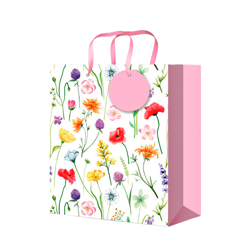 Подарочный пакет Миленд Фантастические Цветы 26*33*8 см ППК-4484 1 шт