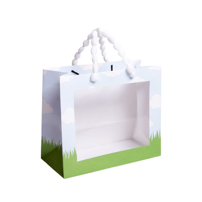 Пакет крафтовый с пластиковым окном Дарите Счастье Friends 24*20*11 см 1 шт