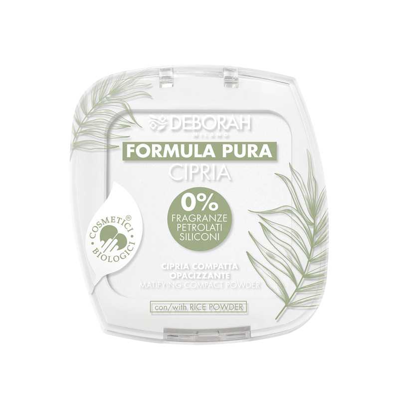 Пудра для лица матирующая Deborah Milano Formula Pura Matifying Compact Powder т.04 9 г