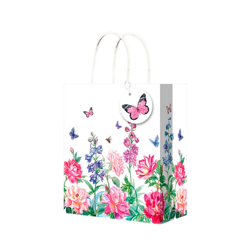 Подарочный пакет Миленд Сезонные Цветы Нежные 18*23*8 см ППК-4353 1 шт