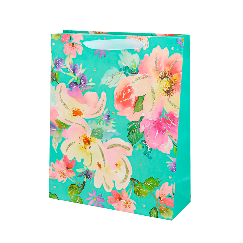 Подарочный пакет Миленд Цветы на Ветру 30*42*12 см ППК-3704 1 шт