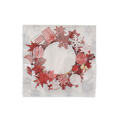 Салфетки для сервировки стола Koopman International Red New Year Красный Новый Год Набор 33х33 см 20 шт