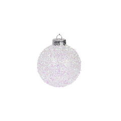 Ёлочное украшение Koopman International Pink New Year Розовый Новый Год Шар 1 шт