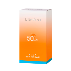 Крем для лица солнцезащитный LIMONI Aqua Sun Cream SPF 50+РА++++ 50 мл