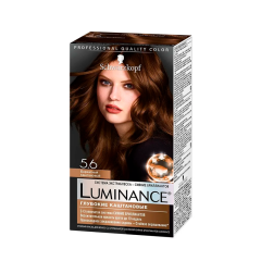 Стойкая краска для волос Schwarzkopf Люминанс т.5.6 Бархатный каштановый 150 мл