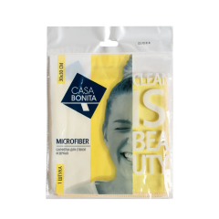 Салфетка для стеклянных поверхностей Casa Bonita Микрофибра 30*30 см 1 шт