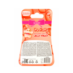 Бальзам для губ + 2 колечка Lukky Jelly Fruit 3,4 г+2 шт