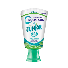 Зубная паста Sensodyne Junior Мятная Жвачка 6-14 лет 50 мл