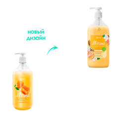 Жидкое мыло Grass Milana Молоко и Мед 1000 мл