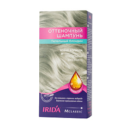 IRIDA.M Оттеночный шампунь Пепельный блондин 3*25мл 3*25 мл