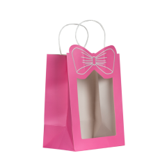 Пакет подарочный Home Collection Бант Окно PLM33025 19*25,7*13 см 1 шт