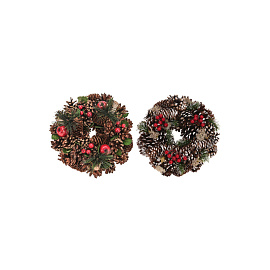 Красный Новый Год Венок Рождественский 1 шт