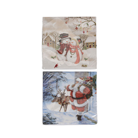 Красный Новый Год Набор 33х33 см 20 шт