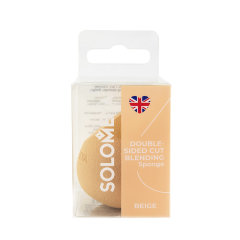 Спонж с двойным срезом Solomeya Double-Sided Cut blending Sponge Beige 1 шт