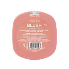 Румяна матовые Vivienne Sabo Macaron Blush т.03 Нежно-розовый 4,01 г