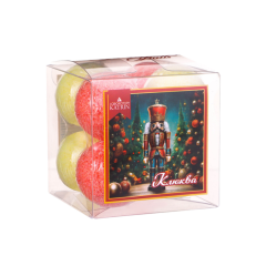 Набор шипучей соли для ванн Laboratory KATRIN Snow balls Клюква 160 г