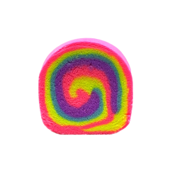 Твердая пена-ролл для ванны Bada Boom Rainbow Roll 55 г