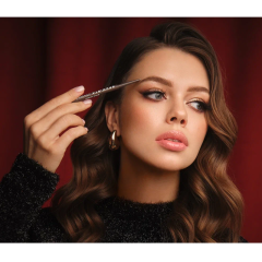 Карандаш для бровей ультратонкий Belor Design Browista т202 Светло-коричневый 0,1 г