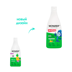 Детский экогель для душа 2в1 Wonder Lab Фруктовый Мармелад 550 мл
