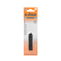 Клиппер малый боковой Kaizer С Насечками для Вросших Ногтей Цвет Чёрный 402014 1 шт