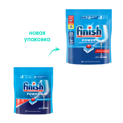 Таблетки для посудомоечных машин Finish PowerBall 25 шт