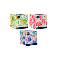 Салфетки бумажные в коробке Бумфа Premial Многослойные Белые 70 шт