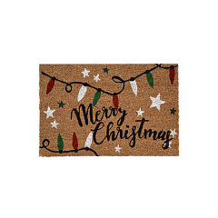 Коврик придверный Koopman International Red New Year Красный Новый Год 39x59 см 1 шт