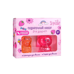 Подарочный набор: Шампунь + Спрей для волос Liss Kroully Для Девочек BN-2403 180 мл+180 мл