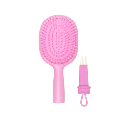 Массажная расческа для волос Solomeya Cute Bear Massage Hair Brush Pink 1 шт