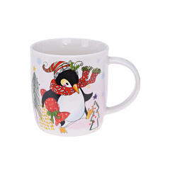 Кружка Koopman International Red New Year Красный Новый год 370 мл 1 шт