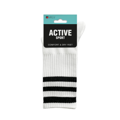 Носки мужские MILV 404 High Спорт (Белые) RUS 29/EUR р.44-46 1 пара