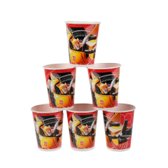 Стаканы бумажные Товары Для Праздника Трансформеры Пакет+Хедер 6 шт