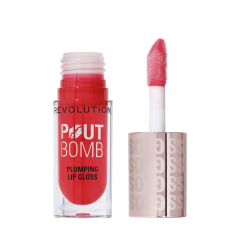 Блеск для губ Makeup Revolution Pout Bomb Plumping Lip Gloss т. Cherry Sheer Red 4,6 мл